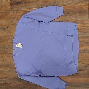 Aerie The Chill Crew Sweatshirt - Purple, xxs
